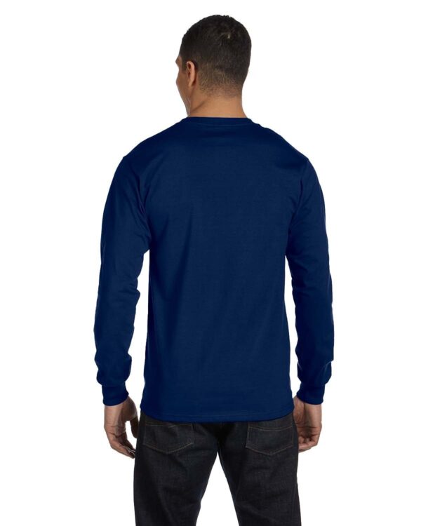 Gildan Adult 5.5 oz., 50/50 Long-Sleeve T-Shirt - Image 3